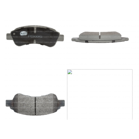 JUEGO PASTILLAS FRENO D1213-8333 Peugeot 206 1600 TU5JP4  2004-2010